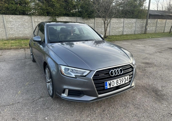 Audi A3 cena 76800 przebieg: 91232, rok produkcji 2017 z Ostrołęka małe 781
